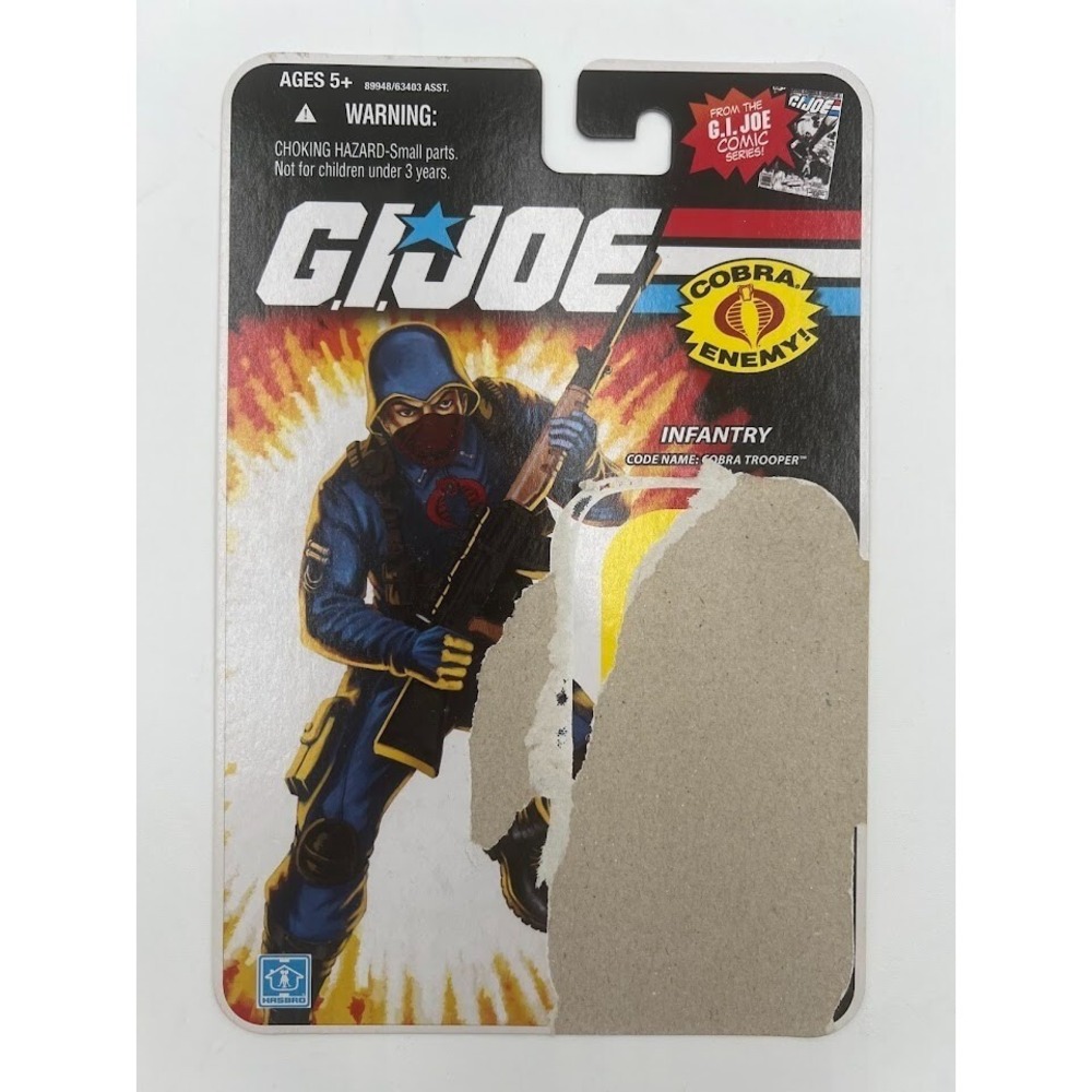 GI Joe Cobra Trooper Cardback 25th Anniversary Comic Series Infantry Hasbro 2008